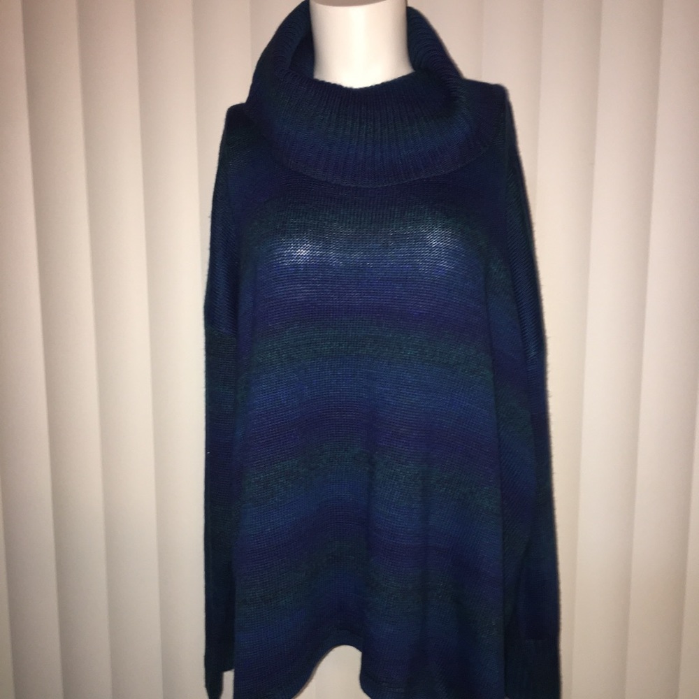INVESTMENTS 1X COWELL NECK SWEATER-VERY CUTE-LIKE NEW-YOU ARE GOING TO LOVE.